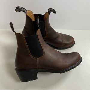 Blundstone #1673 Brown Heeled Dress Boots